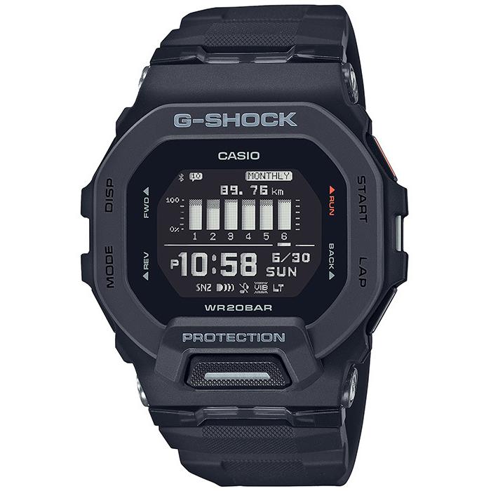 G-SHOCK Gショック G-SQUAD GBD-200シリーズ GBD-200-1JF メンズ 腕時計 電池式 Bluetooth 樹脂バンド  ブラック 反転液晶 国内正規品 カシオ :GBD-200-1JF:ザ・クロックハウスPlus+ヤフー店 通販 