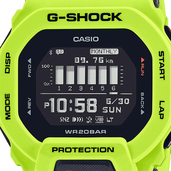 G-SHOCK G-SQUAD GBD-200シリーズ GBD-200-9JF メンズ 腕時計 電池式 Bluetooth 樹脂バンド 反転液晶 国内正規品 カシオ｜theclockhouse｜03