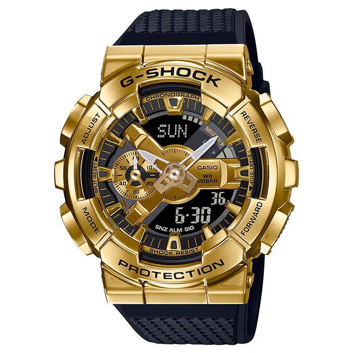 G-SHOCK Metal Covered ゴールド GM-110G-1A9JF メンズ 腕時計 アナデジ メタルベゼル 国内正規品 カシオ｜theclockhouse｜02