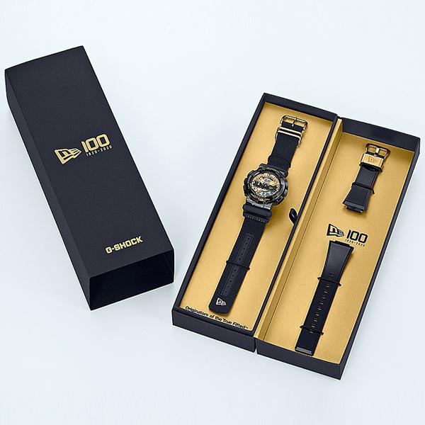 かつてのタ G-SHOCK ジーショック NEW ERA コラボレーションモデル GM-110NE-1AJR メンズ 腕時計 電池式 アナデジ ゴールド 替えバンド付き 国内正規品 カシオ 品薄 希少品 ザ・クロックハウスPayPayモール店 - 通 ザ・クロッ