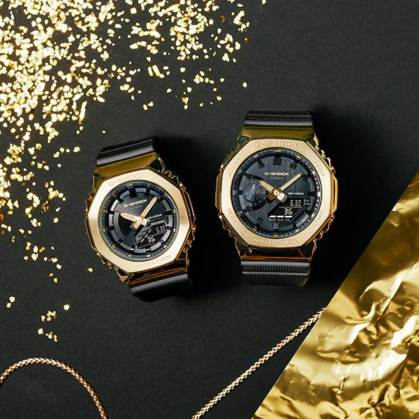 G-SHOCK メタルカバード ゴールド ブラック GM-2100G-1A9JF G-SHOCK メタルカバード ゴールド ブラック GM-2100G-1A9JF