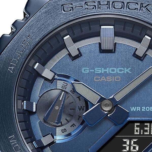 G-SHOCK ブルー メタルベゼル GM-2100N-2AJF メンズ 腕時計 電池式