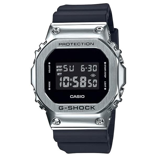 G-SHOCK GM-5600-1JF メンズ 腕時計 シルバー メタル デジタル 5600 反転液晶 カシオ 国内正規品｜theclockhouse｜02