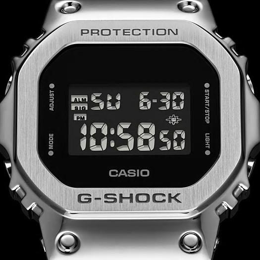 G-SHOCK GM-5600-1JF メンズ 腕時計 シルバー メタル デジタル 5600 反転液晶 カシオ 国内正規品｜theclockhouse｜05