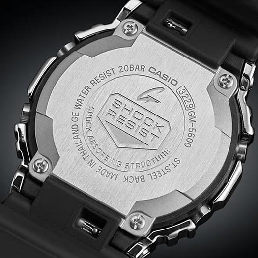 G-SHOCK GM-5600-1JF メンズ 腕時計 シルバー メタル デジタル 5600 反転液晶 カシオ 国内正規品