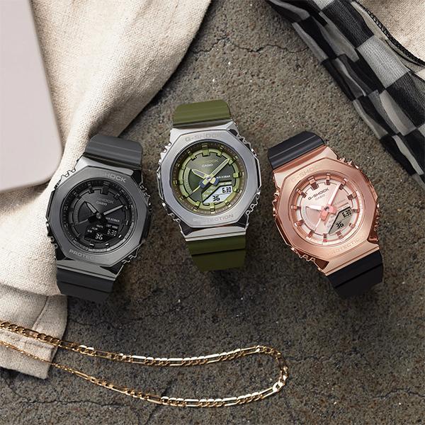 G-SHOCK ミッドサイズ ピンクゴールド メタルベゼル GM-S2100PG G-SHOCK ミッドサイズ ピンクゴールド メタルベゼル GM-S2100PG