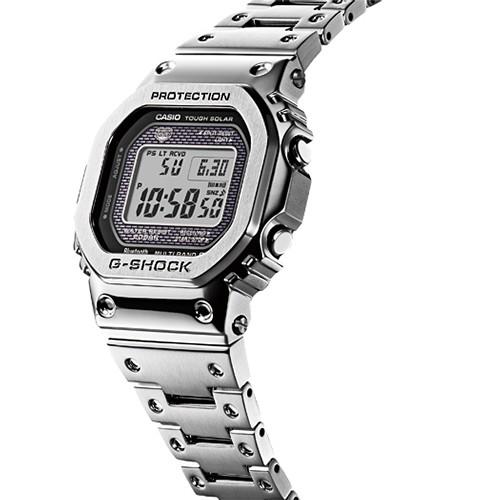 G-SHOCK FULL METAL フルメタル シルバー 電波ソーラー Bluetooth メンズ 腕時計 デジタル メタルバンド GMW-B5000D-1JF 国内正規品 カシオ 品薄｜theclockhouse｜05