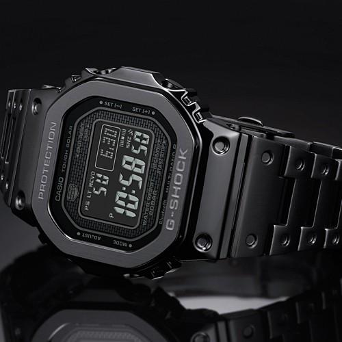 G-SHOCK FULL METAL フルメタル ブラック 電波ソーラー Bluetooth メンズ 腕時計 デジタル メタルバンド GMW-B5000GD-1JF 国内正規品 カシオ｜theclockhouse｜03