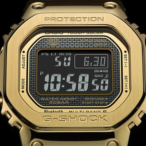 G-SHOCK FULL METAL フルメタル ゴールド 電波ソーラー Bluetooth