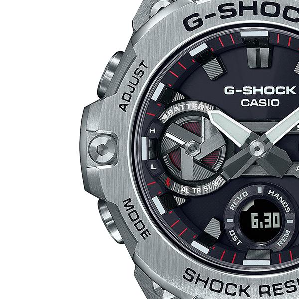 G-SHOCK G-STEEL GST-B400-1AJF メンズ 腕時計 ソーラー Bluetooth アナログ デジタル 樹脂バンド 薄型 カシオ 国内正規品 FINEBOYS＋時計vol.20 雑誌掲載｜theclockhouse｜04