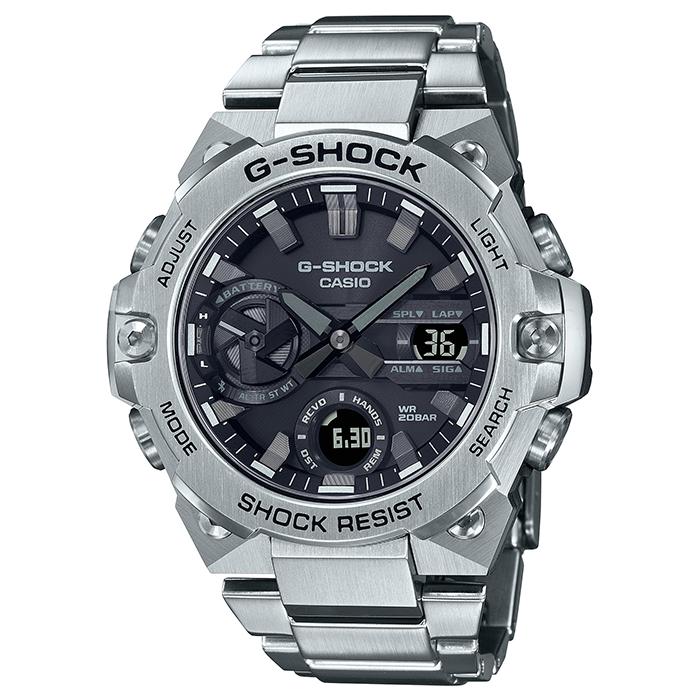 G-SHOCK G-STEEL GST-B400D-1AJF メンズ 腕時計 ソーラー Bluetooth アナログ デジタル メタルバンド 薄型 カシオ 国内正規品 FINEBOYS＋時計vol.20｜theclockhouse｜02