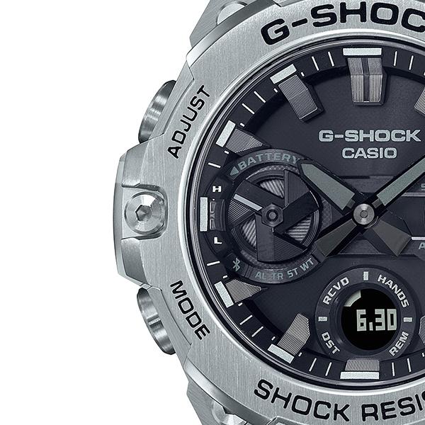 G-SHOCK G-STEEL GST-B400D-1AJF メンズ 腕時計 ソーラー Bluetooth アナログ デジタル メタルバンド 薄型 カシオ 国内正規品 FINEBOYS＋時計vol.20｜theclockhouse｜04