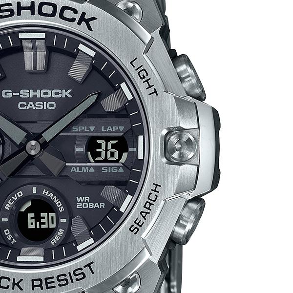 G-SHOCK G-STEEL GST-B400D-1AJF メンズ 腕時計 ソーラー Bluetooth アナログ デジタル メタルバンド 薄型 カシオ 国内正規品 FINEBOYS＋時計vol.20｜theclockhouse｜05