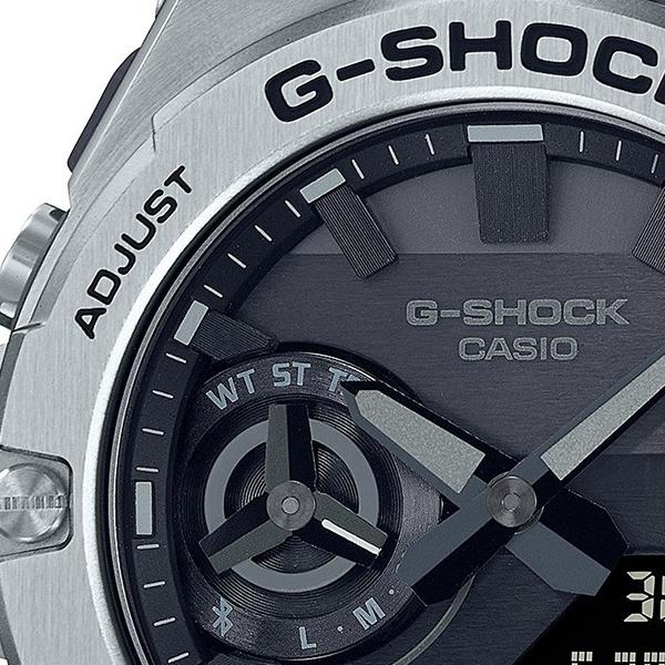 G-SHOCK G-STEEL スリムデザイン GST-B500D-1A1JF メンズ 腕時計 ソーラー Bluetooth シルバー 国内正規品 カシオ｜theclockhouse｜04