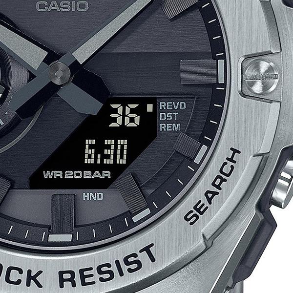 G-SHOCK G-STEEL スリムデザイン GST-B500D-1A1JF メンズ 腕時計 ソーラー Bluetooth シルバー 国内正規品 カシオ｜theclockhouse｜05
