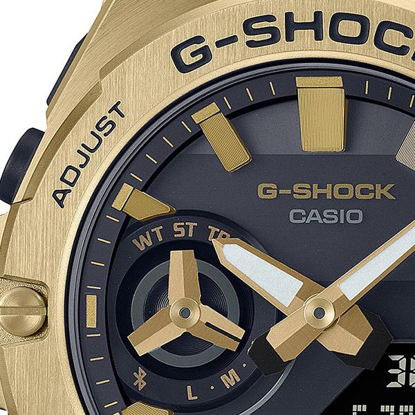 G-SHOCK G-STEEL スリムデザイン GST-B500GD-9AJF メンズ 腕時計 ソーラー Bluetooth ゴールド 国内正規品 カシオ｜theclockhouse｜04