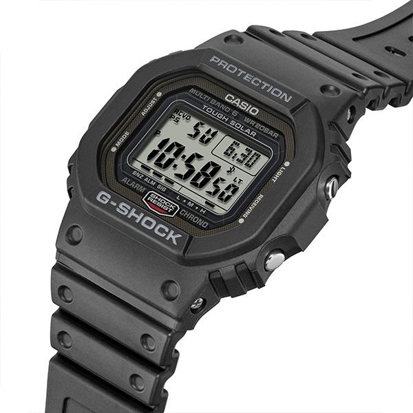 G-SHOCK 5600シリーズ GW-5000U-1JF メンズ 腕時計 電波ソーラー デジタル 樹脂バンド スクリューバック ブラック 日本製 国内正規品 カシオ｜theclockhouse｜05