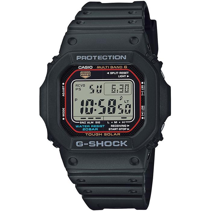 G-SHOCK 5600シリーズ 電波ソーラー メンズ 腕時計 デジタル 樹脂バンド ブラック GW-M5610U-1JF 国内正規品 カシオ｜theclockhouse｜02