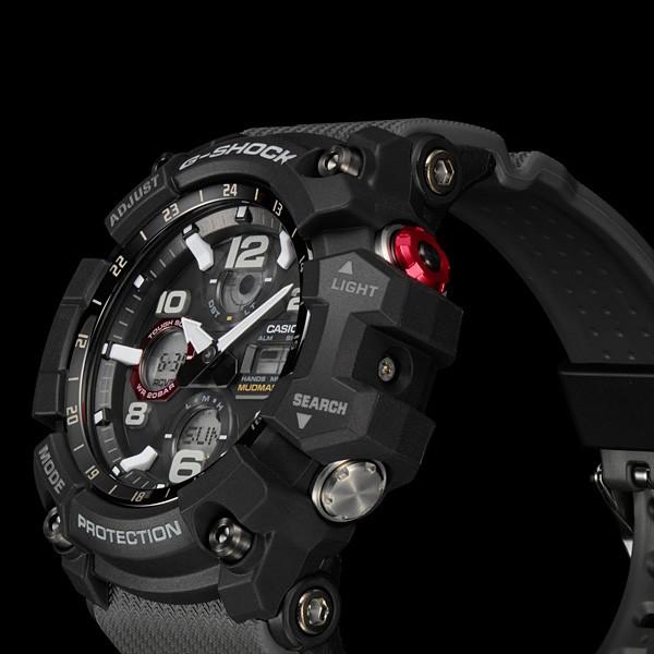 G-SHOCK マスターオブG MUDMASTER マッドマスター 電波ソーラー メンズ 腕時計 アナログ デジタル ブラック GWG-100-1A8JF カシオ 国内正規品｜theclockhouse｜06