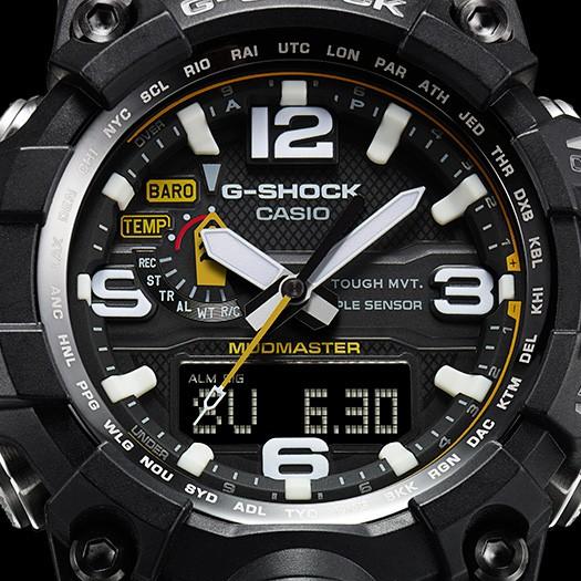 G-SHOCK GWG-1000-1A3JF メンズ 腕時計 電波ソーラー アナログ デジタル ブラック マッドマスター カシオ 国内正規品  MASTER OF G