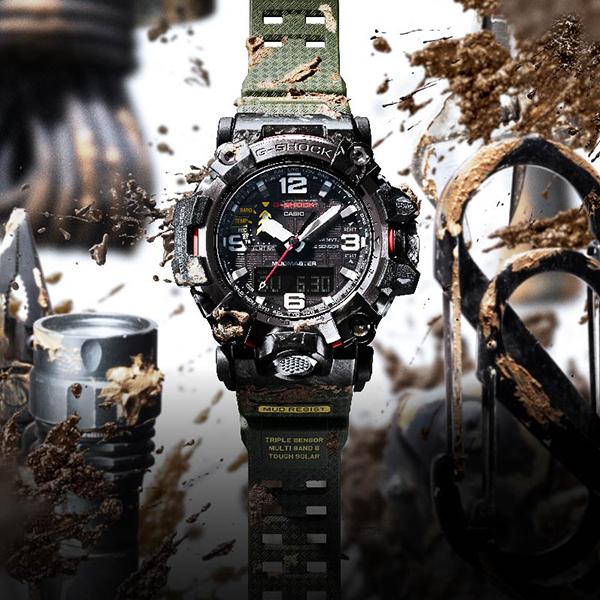 G-SHOCK MUDMASTER マッドマスター トリプルセンサー搭載モデル 電波ソーラー メンズ 腕時計 アナログ デジタル  GWG-2000-1A3JF カシオ 国内正規品