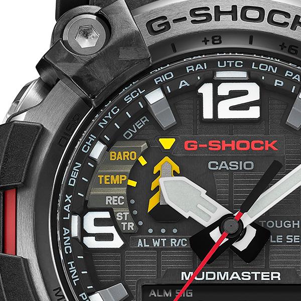 G-SHOCK MUDMASTER マッドマスター トリプルセンサー搭載モデル 電波ソーラー メンズ 腕時計 アナログ デジタル GWG-2000-1A3JF カシオ 国内正規品｜theclockhouse｜04