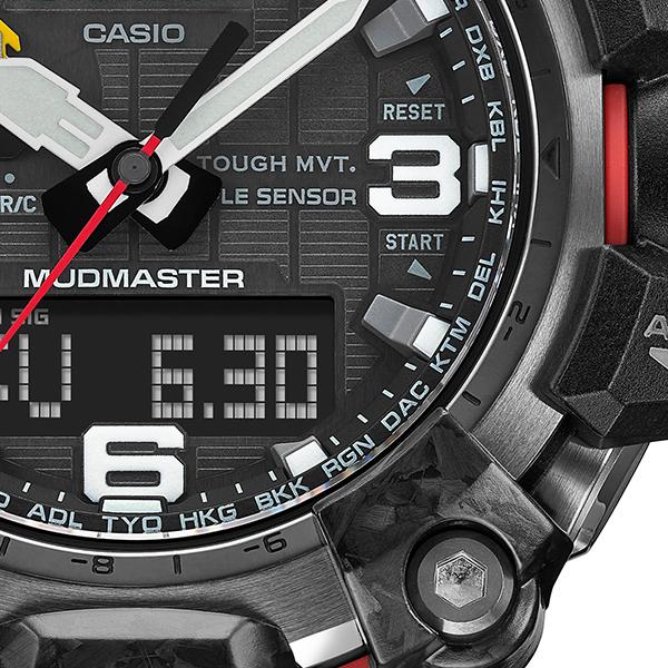 G-SHOCK MUDMASTER マッドマスター トリプルセンサー搭載モデル 電波ソーラー メンズ 腕時計 アナログ デジタル GWG-2000-1A3JF カシオ 国内正規品｜theclockhouse｜05