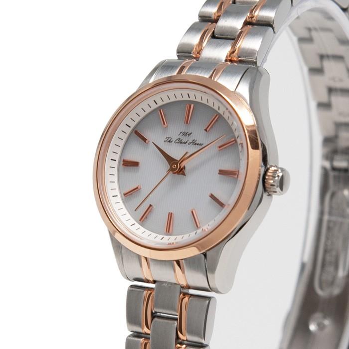 ザ・クロックハウス ビジネスフォーマル LBF1004-WH2A レディース 腕時計 ソーラー ステンレス ホワイト ピンクゴールド | THE CLOCK HOUSE | 02