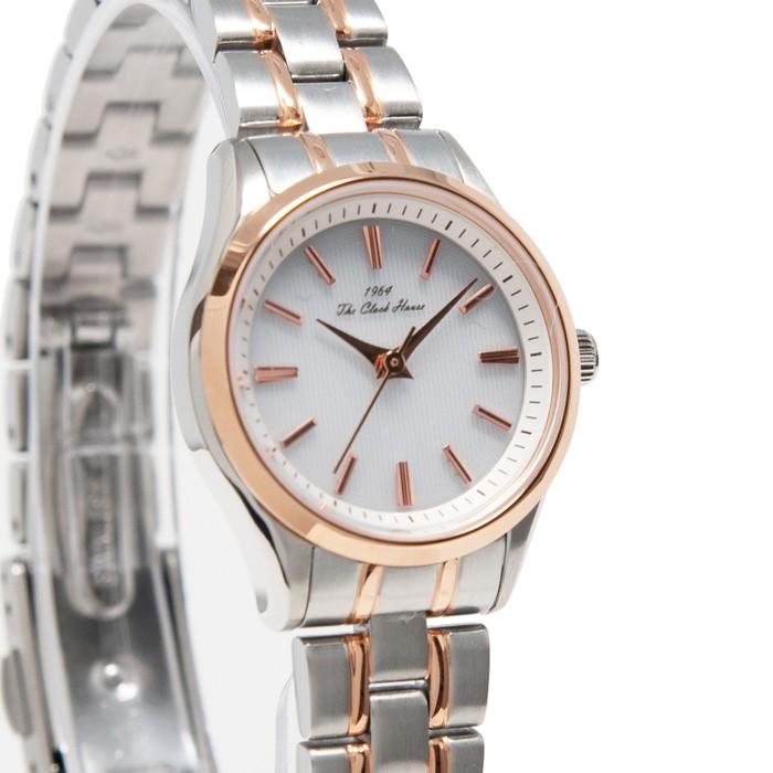 ザ・クロックハウス ビジネスフォーマル LBF1004-WH2A レディース 腕時計 ソーラー ステンレス ホワイト ピンクゴールド | THE CLOCK HOUSE | 04