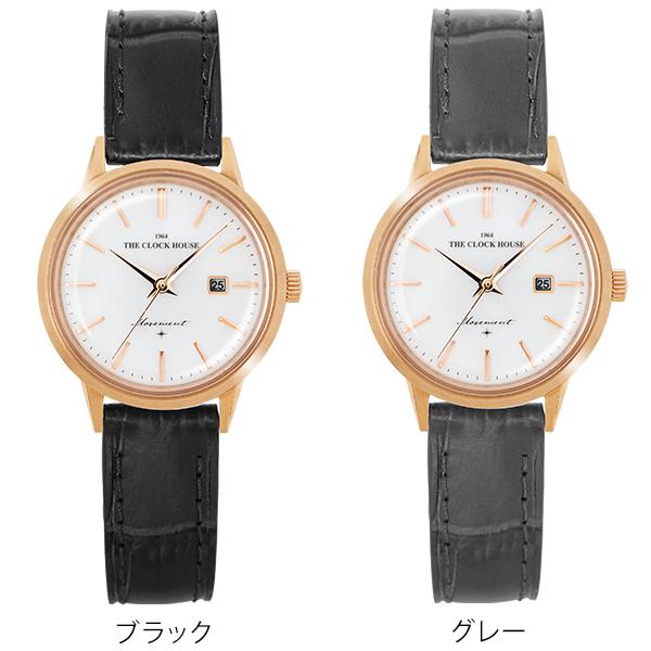 ザ・クロックハウス カスタマイズウォッチ クラシックフォーマル LBF1008-WH2 レディース 腕時計 ソーラー 革ベルト ホワイト カレンダー 雑誌掲載 | THE CLOCK HOUSE | 03