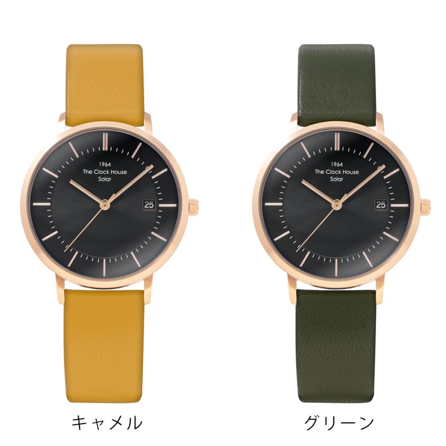 ザ・クロックハウス カスタマイズウォッチ ノルディックカジュアル LCA1004-BK1 レディース 腕時計 ソーラー 革ベルト ブラック | THE CLOCK HOUSE | 07