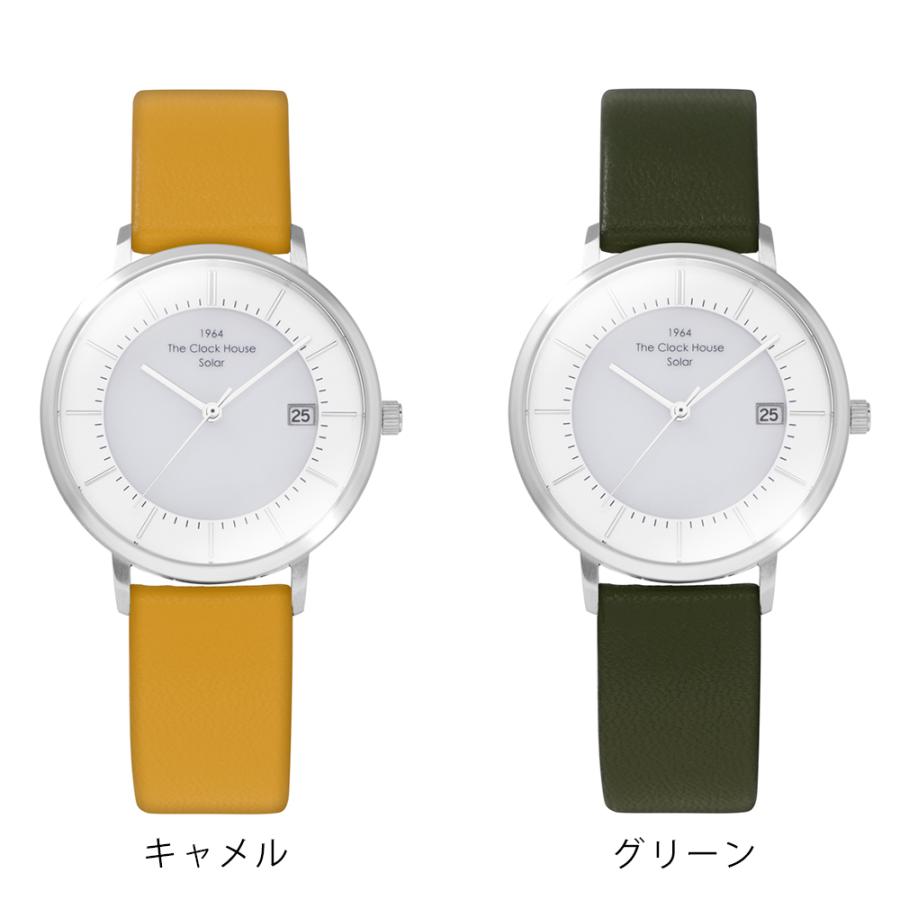 ザ・クロックハウス カスタマイズウォッチ ノルディックカジュアル LCA1004-WH1 レディース 腕時計 ソーラー 革ベルト ホワイト | THE CLOCK HOUSE | 07