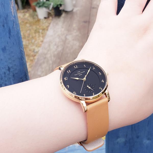 Tendance ホワイトレザー 時計 THE CLOCK HOUSE ザ・クロックハウス カスタマイズウォッチ