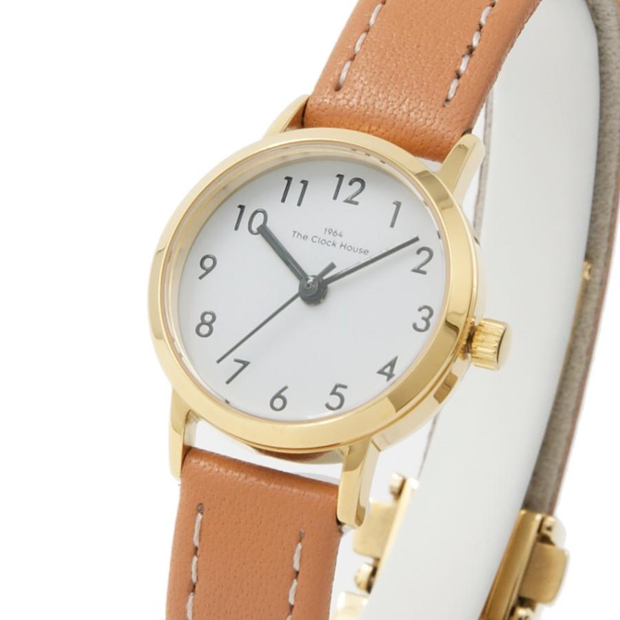 ザ・クロックハウス ナチュラルカジュアル LNC1001-WH3B レディース 腕時計 ソーラー 革ベルト ブラウン ホワイト 雑誌掲載 | THE CLOCK HOUSE | 03