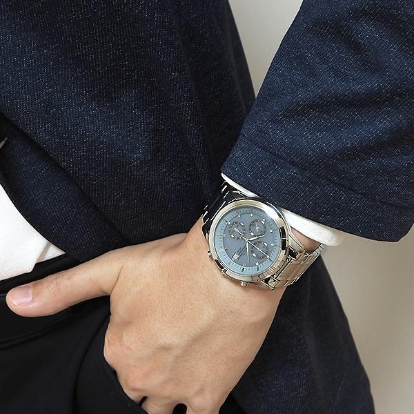 THE CLOCK HOUSE（ザ・クロックハウス） ソーラー クロノグラフ 縦目