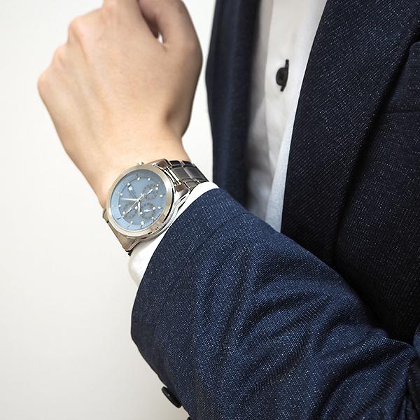 THE CLOCK HOUSE（ザ・クロックハウス） ソーラー クロノグラフ 縦目