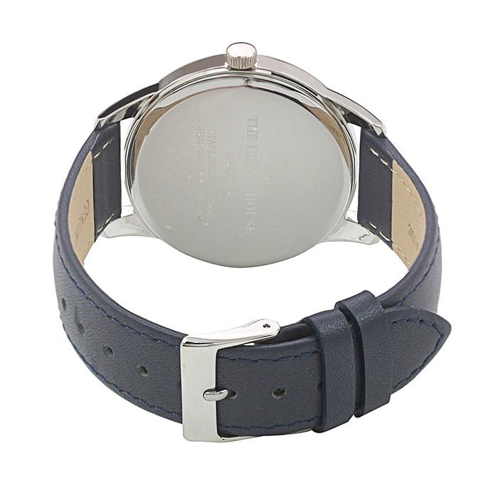 腕時計 メンズ 人気 ブランド 安い おしゃれ シンプル ビジネス カジュアル 20代 30代 40代 50代 クオーツ アナログ 防水 革ベルト ネイビー MBC5004-NV1B | THE CLOCK HOUSE | 04