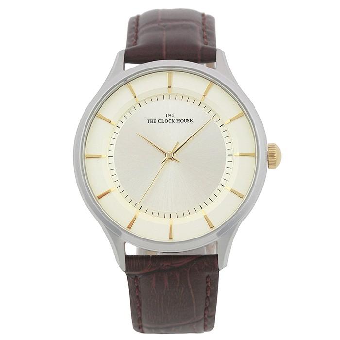 腕時計 メンズ 人気 ブランド 安い おしゃれ シンプル ビジネス フォーマル 代 30代 40代 50代 クオーツ アナログ 防水 革ベルト ブラウン Mbf5001 Ch1b ザ クロックハウスpaypayモール店 通販 Paypayモール