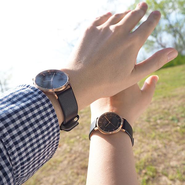 ザ・クロックハウス カスタマイズウォッチ ノルディックカジュアル MCA1004-BK1 メンズ 腕時計 ソーラー 革ベルト ブラック | THE CLOCK HOUSE | 14