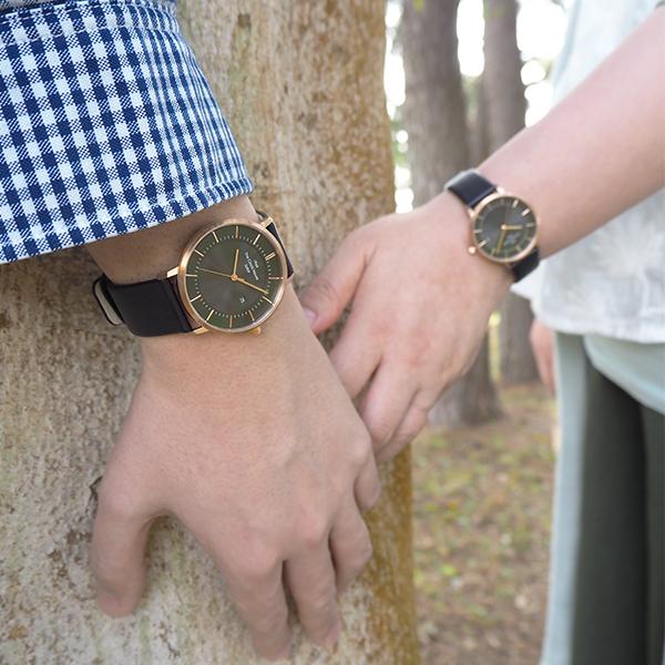 ザ・クロックハウス カスタマイズウォッチ ノルディックカジュアル MCA1004-BK1 メンズ 腕時計 ソーラー 革ベルト ブラック | THE CLOCK HOUSE | 15