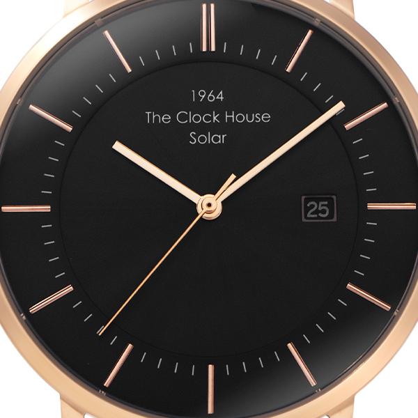 ザ・クロックハウス カスタマイズウォッチ ノルディックカジュアル MCA1004-BK1 メンズ 腕時計 ソーラー 革ベルト ブラック | THE CLOCK HOUSE | 02