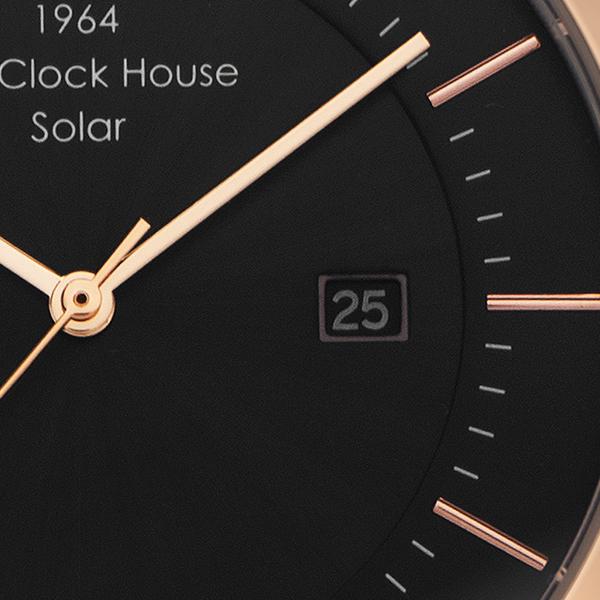 ザ・クロックハウス カスタマイズウォッチ ノルディックカジュアル MCA1004-BK1 メンズ 腕時計 ソーラー 革ベルト ブラック | THE CLOCK HOUSE | 03