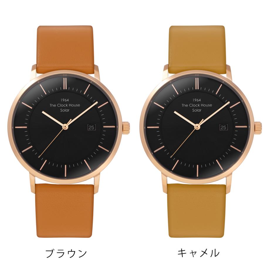 ザ・クロックハウス カスタマイズウォッチ ノルディックカジュアル MCA1004-BK1 メンズ 腕時計 ソーラー 革ベルト ブラック | THE CLOCK HOUSE | 06