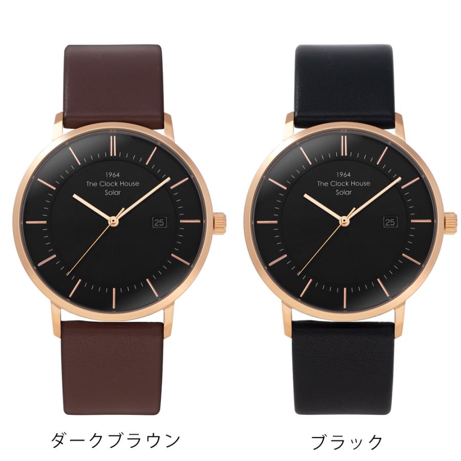 ザ・クロックハウス カスタマイズウォッチ ノルディックカジュアル MCA1004-BK1 メンズ 腕時計 ソーラー 革ベルト ブラック | THE CLOCK HOUSE | 08