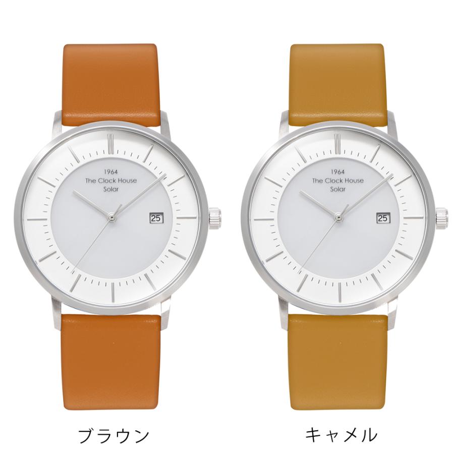 ザ・クロックハウス カスタマイズウォッチ ノルディックカジュアル MCA1004-WH1 メンズ 腕時計 ソーラー 革ベルト ホワイト | THE CLOCK HOUSE | 06
