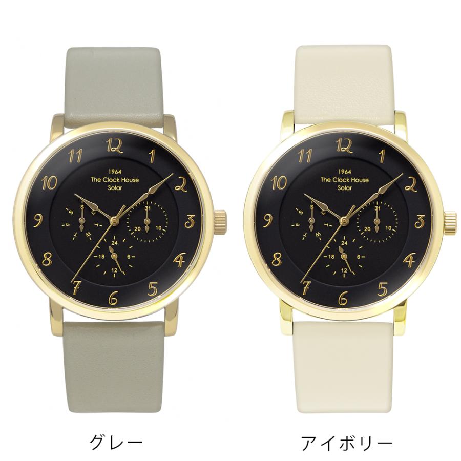 ザ・クロックハウス カスタマイズウォッチ フレンチカジュアル MCA1005-BK1 メンズ 腕時計 ソーラー 革ベルト ブラック マルチカレンダー | THE CLOCK HOUSE | 10