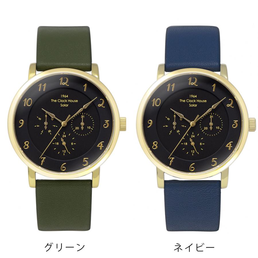 ザ・クロックハウス カスタマイズウォッチ フレンチカジュアル MCA1005-BK1 メンズ 腕時計 ソーラー 革ベルト ブラック マルチカレンダー | THE CLOCK HOUSE | 08