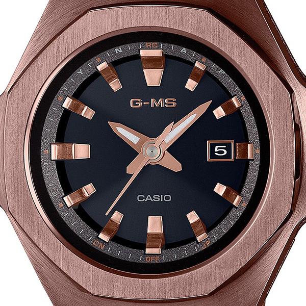 BABY-G ベビージー G-MS ジーミズ 電波ソーラー レディース 腕時計 アナログ ダークブラウン オクタゴンベゼル 八角形  MSG-W350CG-5AJF 国内正規品 カシオ