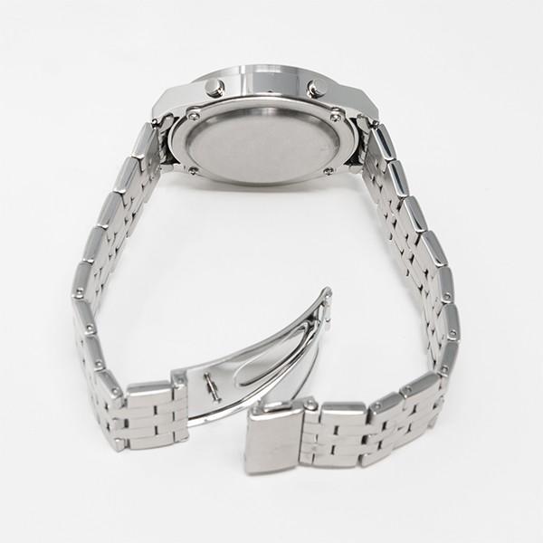 ザ・クロックハウス タウンカジュアル メタル デジタル ユニセックス 腕時計 ラウンド ホワイト シルバー レトロモダン 防水 MTC7002-WH1A | THE CLOCK HOUSE | 06