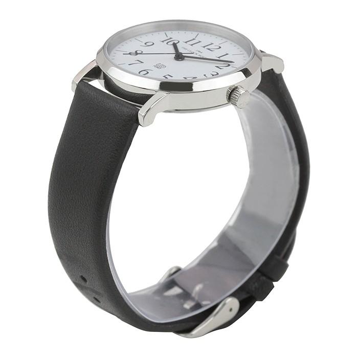 ザ・クロックハウス MUD5001-WH1B ユニバーサルデザイン メンズ 腕時計 クオーツ 黒レザー ホワイト ユーディー ユニセックス | THE CLOCK HOUSE | 02